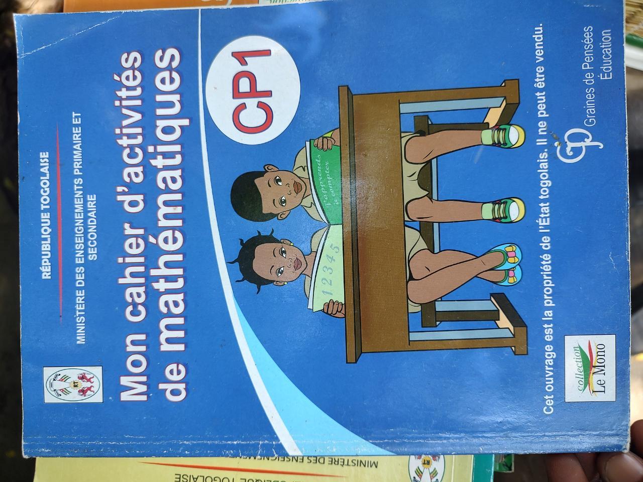 Mon livre de mathématique